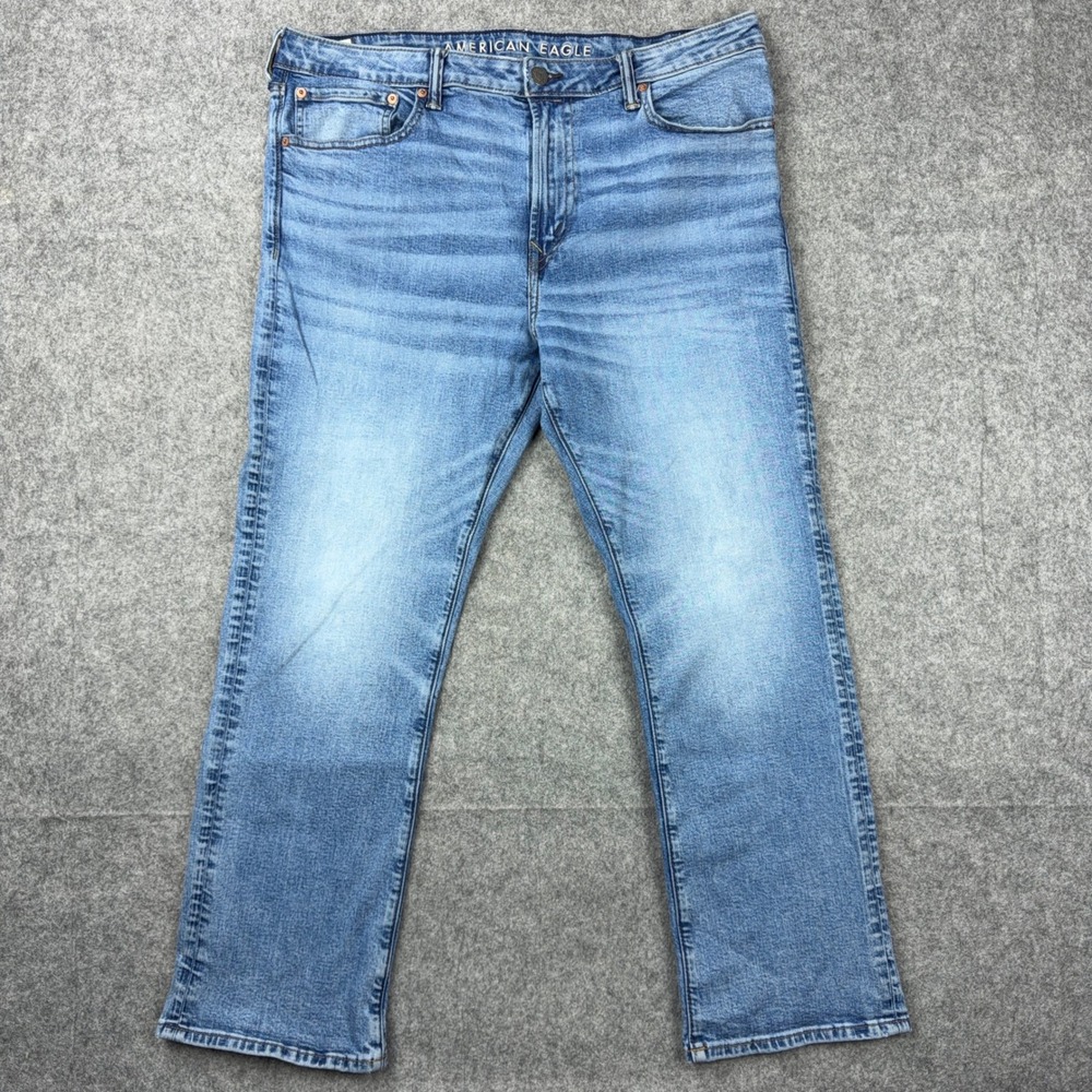 American Eagle Jeans Mens 38x30 Blue Original Bootcut Airflex+ Stretch Denim Y2K
